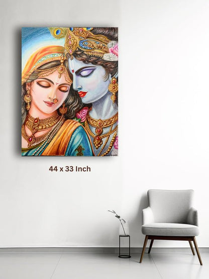 Art to Doors | Epitome Of Love | Artist Deepika Khemani | Vertical | Art Print | Home Decor | Wall Decor | Gift Items | Wall Art | Canvas Frame