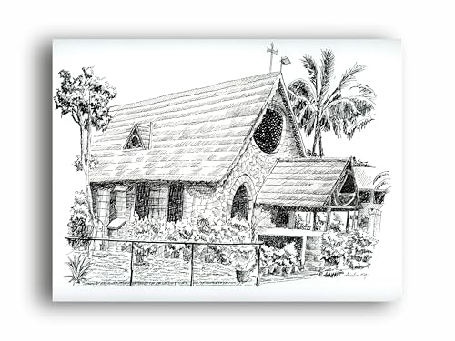 Art to Doors | All Saints Church At Bangalore | Artist Avishek Nag | Horizontal | Art Prints | Home Decor | Gift Items | Wall Art | Canvas Frame