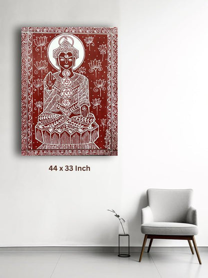 Art to Doors| Body Chakras | Artist Puja Kumari | Rectangle | Art Print | Home Decor | Wall Decor | Gift Items | Canvas Frame