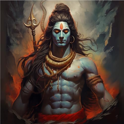 Art to Doors Divine Majesty: Shiva's Grace Illustrated