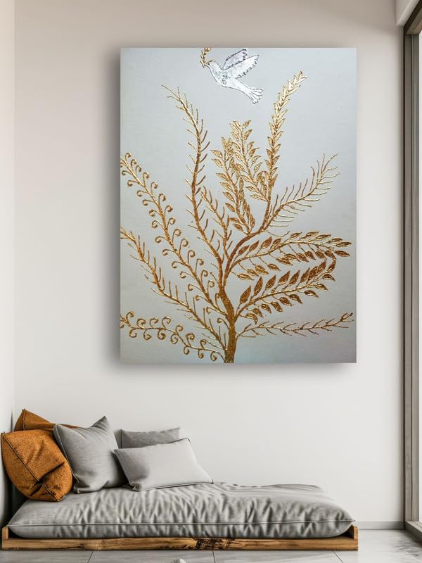 Art to Doors | Golden Branch | Artist Lovina Cano | Vertical | Art Print | Home Decor | Wall Decor | Gift Items | Wall Art