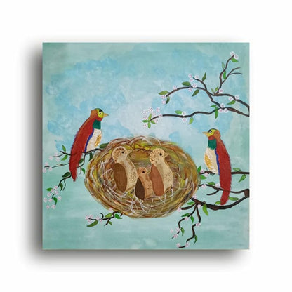 Art to Doors | Blessings 2 Colony Of Life | Artist Lovina Cano | Square | Art Print | Home Decor | Wall Decor | Gifts for Women | Gifts for Men | Wall Art | Canvas Frame