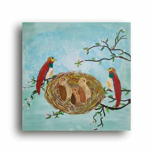 Art to Doors | Blessings 2 Colony Of Life | Artist Lovina Cano | Square | Art Print | Home Decor | Wall Decor | Gifts for Women | Gifts for Men | Wall Art | Canvas Frame