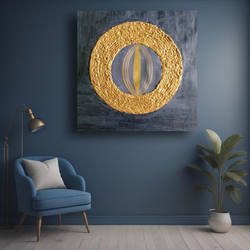 Art to Doors | Golden Sphere | Artist Lovina Cano | Vertical | Art Print | Home Decor | Wall Decor | Gift Items | Wall Art | Canvas Frame