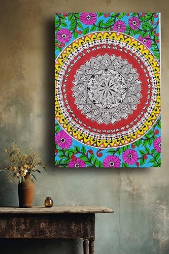 Art to Doors | Fusion | Artist Anjali Shrivastava | Vertical | Art Prints | Home Decor | Wall Art | Gift Items | Canvas Frame