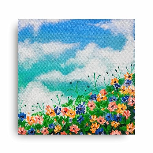 Art to Doors | Nature's Palette | Square | Artist Darshana Shinde | Home Decor | Wall Art | Gifts for Women | Gifts for Men | Canvas Frame