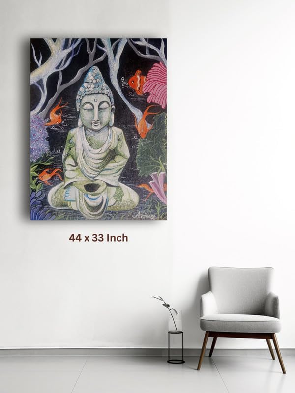 Art to Doors | Peace Of Mine | Artist Archana Sharan | Vertical | Art Prints | Home Decor | Wall Art | Gift Items | Canvas Frame