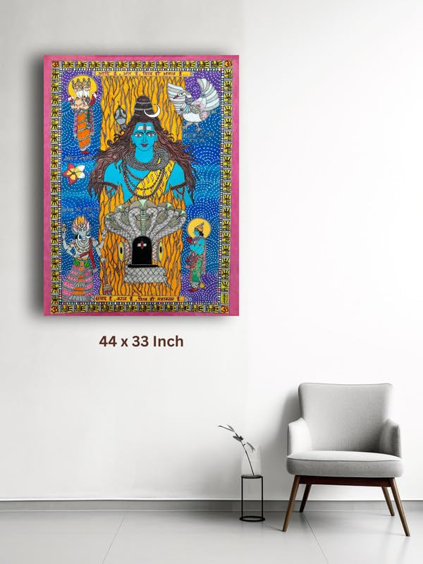 Art to Doors | Aadi Anant Shiv | Artist Supriya Mishra | Vertical | Art Print | Home Decor | Wall Decor | Gift Items | Wall Art