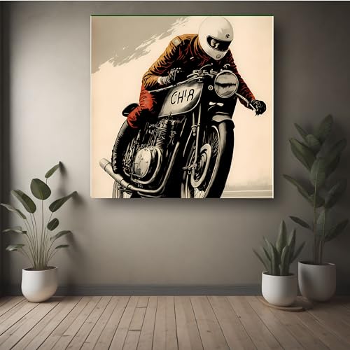 Art to Doors | Classic Ride | Square | Art Print | Home Decor | Wall Decor | Gifts for Women | Gifts for Men | Canvas Frame