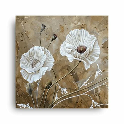 Art to Doors | Floral Grace | Square | Art Print | Home Decor | Wall Decor | Gifts for Women | Gifts for Men | Wall Art |