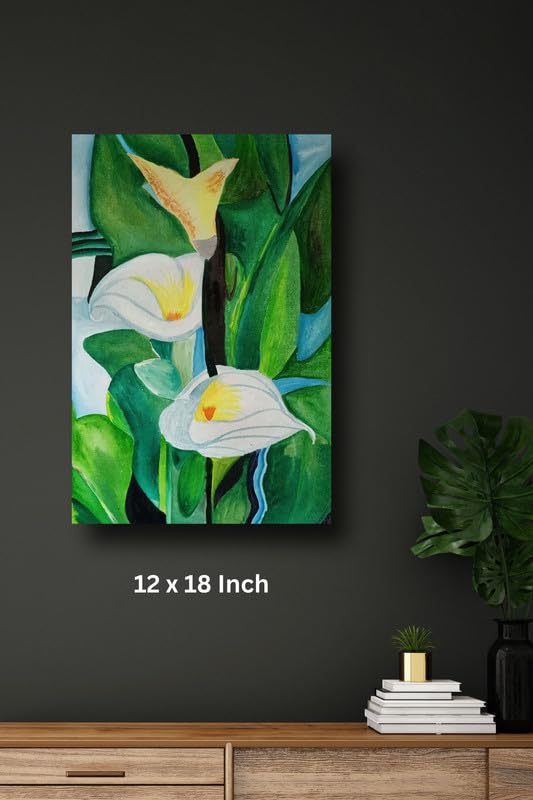 Art to Doors | Radiant Lilies | Artist Lovina Cano | Vertical | Art Print | Home Decor | Wall Decor | Gift Items | Wall Art | Canvas Frame