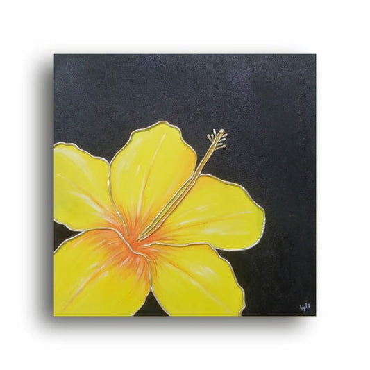 Art to Doors | Rose Of Sharon | Square | Artist Jyoti Astunkar | Home Decor | Wall Art | Gifts for Women | Gifts for Men | Canvas Frame