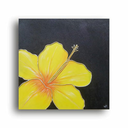 Art to Doors | Rose Of Sharon | Square | Artist Jyoti Astunkar | Home Decor | Wall Art | Gifts for Women | Gifts for Men | Canvas Frame