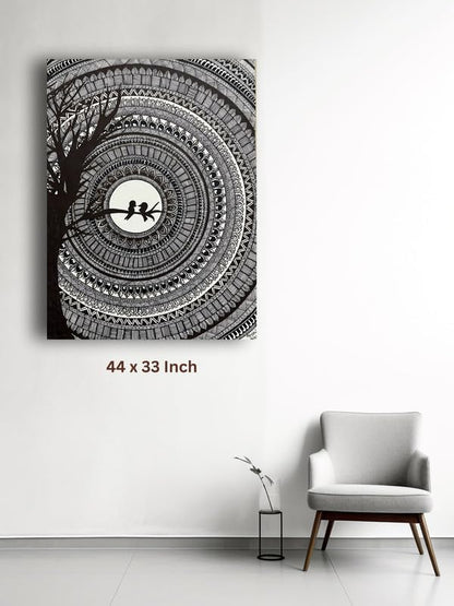 Art to Doors| Mandala Art | Artist Ayushi Sodani | Rectangle | Art Print | Home Decor | Wall Decor | Gift Items | Canvas Frame