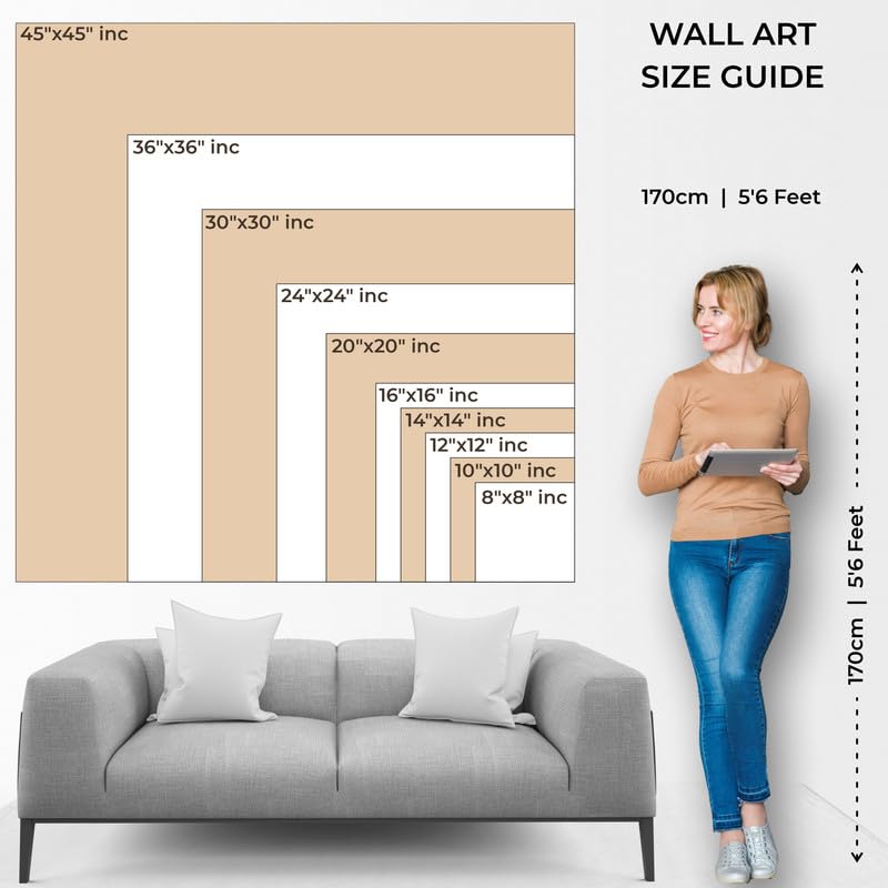 Art to Doors| Conversation With Friends | Artist Anushree Debnath | Rectangle | Art Print | Home Decor | Wall Decor | Gift Items | Canvas Frame