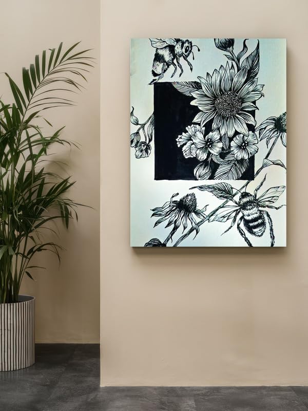 Art to Doors| Garden | Artist Fatima Akhun | Rectangle | Art Print | Home Decor | Wall Decor | Gift Items | Canvas Frame