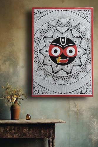 Art to Doors | Jai Jagannath | Artist Anjali Shrivastava | Vertical | Art Prints | Home Decor | Wall Art | Gift Items | Canvas Frame