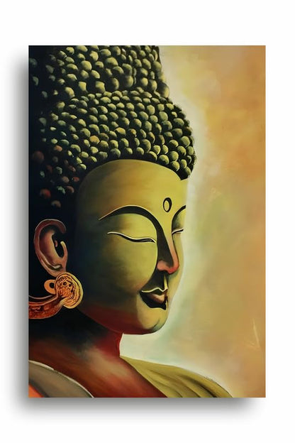 Art to Doors | Peaceful Sage | Artist Tannu Kushwaha | Vertical | Art Print | Home Decor | Wall Decor | Gift Items | Wall Art | Canvas Frame