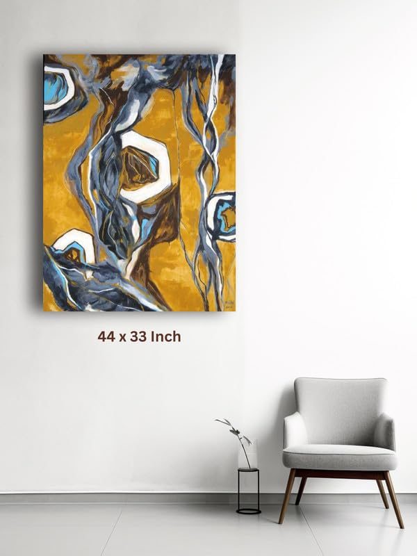 Art to Doors | Untitled 3 | Artist Ashraf Jafari Naeimi | Vertical | Art Prints | Home Decor | Wall Art | Gift Items | Canvas Frame