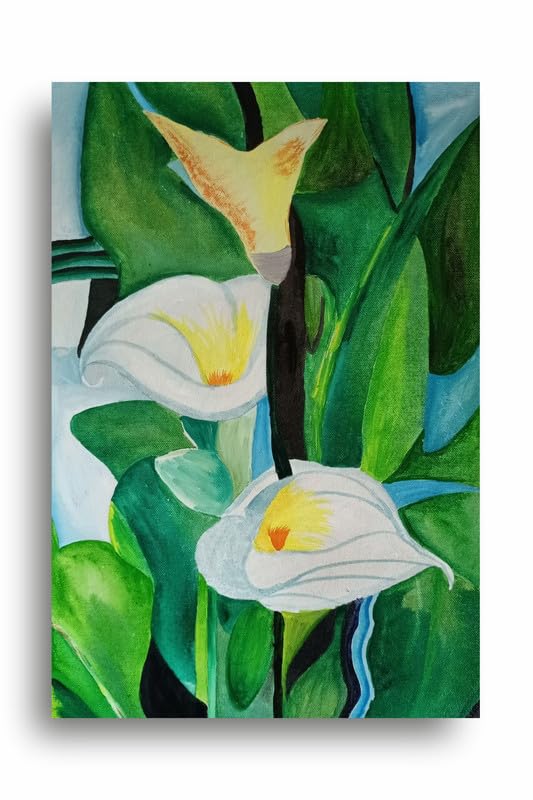 Art to Doors | Radiant Lilies | Artist Lovina Cano | Vertical | Art Print | Home Decor | Wall Decor | Gift Items | Wall Art | Canvas Frame