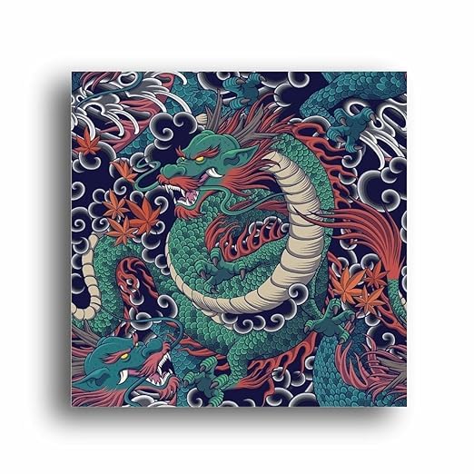 Art to Doors Decor Japanese Dragon Home Decor