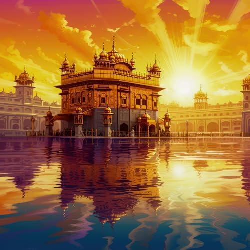 Art to Doors Divine Radiance: Golden Temple Canvas Prints