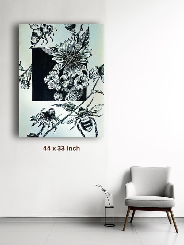 Art to Doors| Garden | Artist Fatima Akhun | Rectangle | Art Print | Home Decor | Wall Decor | Gift Items | Canvas Frame