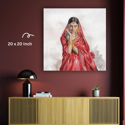 Art to Doors| Elegance | Artist Riika Kandhola | Square | Art Print | Home Decor | Wall Decor | Gift Items | Canvas Frame