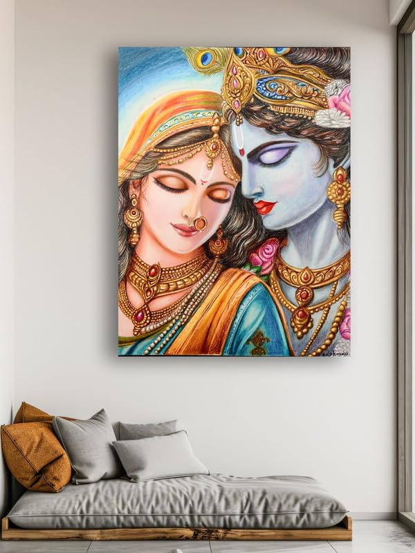 Art to Doors | Epitome Of Love | Artist Deepika Khemani | Vertical | Art Print | Home Decor | Wall Decor | Gift Items | Wall Art | Canvas Frame