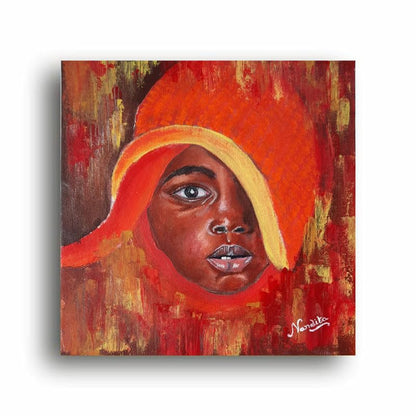 Art to Doors | The Woman | Artist Nandita Venkatraman | Square | Art Print | Home Decor | Wall Decor | Gifts for Women | Gifts for Men | Wall Art