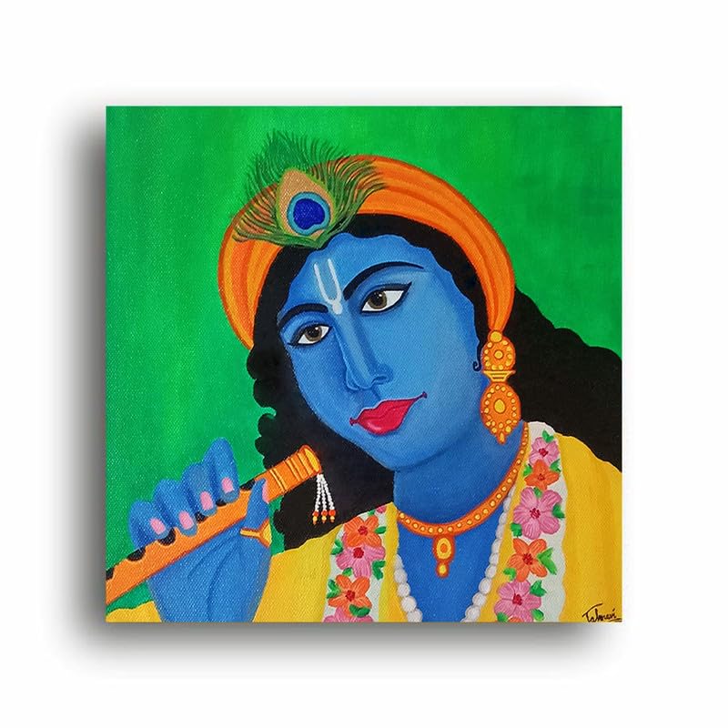 Art to Doors | Manmohana | Artist Reddy Jahnavi | Square | Art Print | Home Decor | Wall Decor | Gifts for Women | Gifts for Men | Wall Art | Canvas Frame