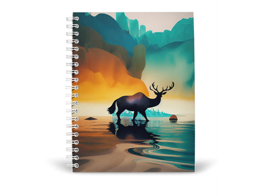 Art to Doors | The Forest's Lullaby | Spiral Notebooks | A5 Size Paper | 120 Pages | 70 GSM Paper | Attractive Cover Designs