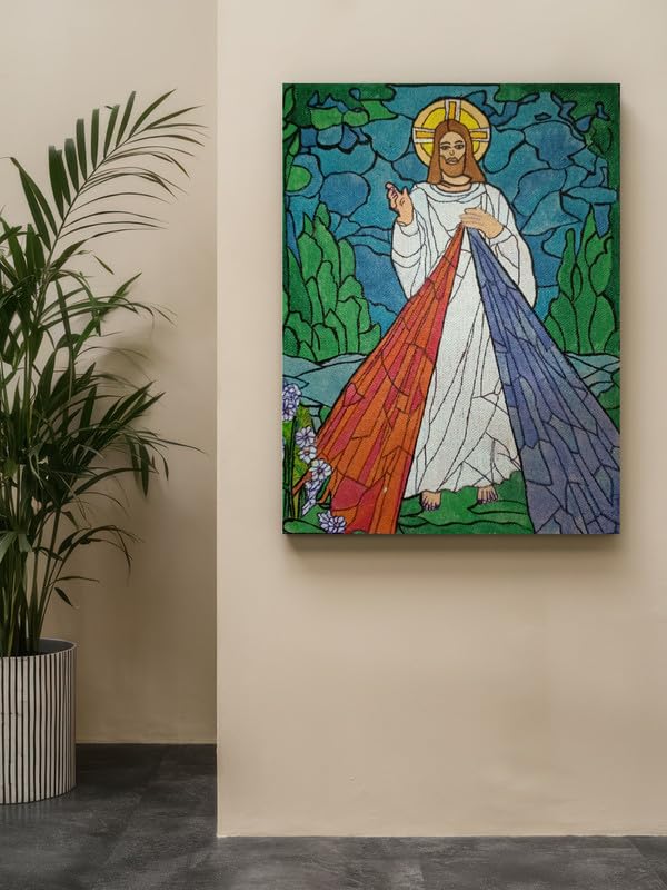 Art to Doors | Divine Mercy | Artist Lovina Cano | Vertical | Art Prints | Home Decor | Wall Decor | Gift Items | Wall Art