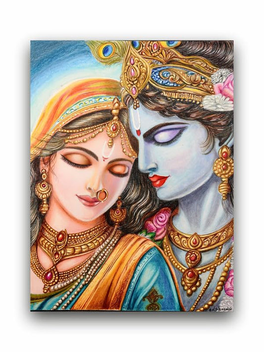 Art to Doors | Epitome Of Love | Artist Deepika Khemani | Vertical | Art Print | Home Decor | Wall Decor | Gift Items | Wall Art | Canvas Frame