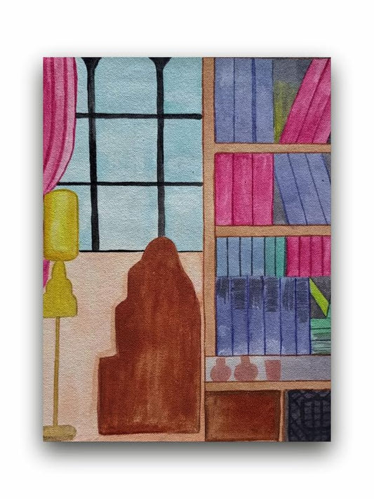 Art to Doors | Study Room | Artist Lovina Cano | Vertical | Art Prints | Home Decor | Wall Decor | Gift Items | Wall Art