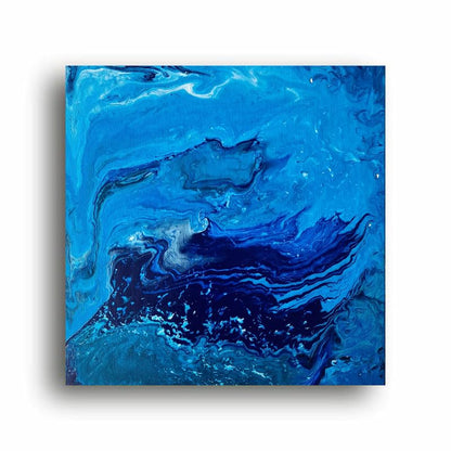 Art to Doors | Marble Ocean | Artist Nandita Venkatraman | Square | Art Print | Home Decor | Wall Decor | Gifts for Women | Gifts for Men | Wall Art