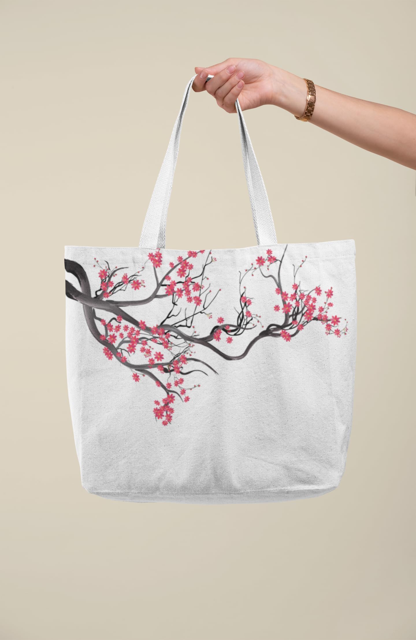 Art to Doors | Whispers of Spring | Tote Bags | Shopping Bag For Grocery | Aesthetic Carry Bag | Tote Bag for Shopping, Travel, office & beach bags for women