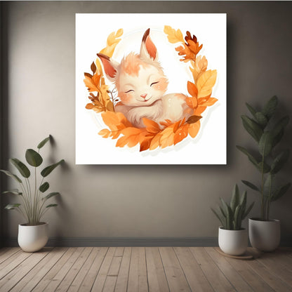 Art to Doors | Interactive Cat Art | Square | Art Print | Home Decor | Wall Decor | Gifts for Women | Gifts for Men | Gift Items | Wall Art