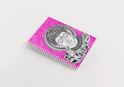 Art to Doors | Buddha Mandala Art | Artist Nidhi Pandey | Spiral Notebooks | A5 Size Paper | 120 Pages | 70 GSM Paper | Notebooks for College Students