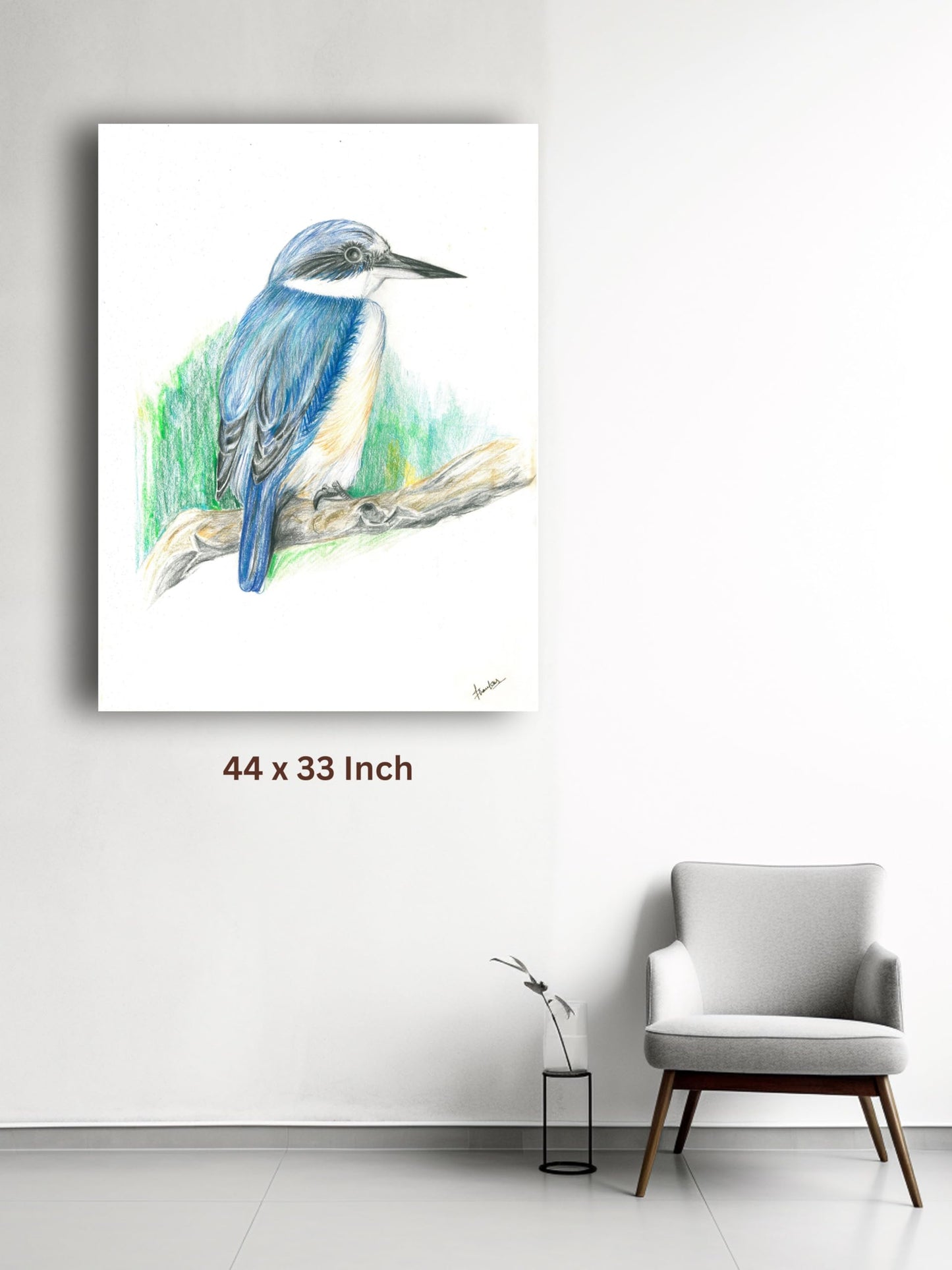 Art to Doors | Bird | Artist Jhankar| Artconnect Studios | Vertical | Art Print | Home Decor | Wall Decor | Gift Items | Wall Art