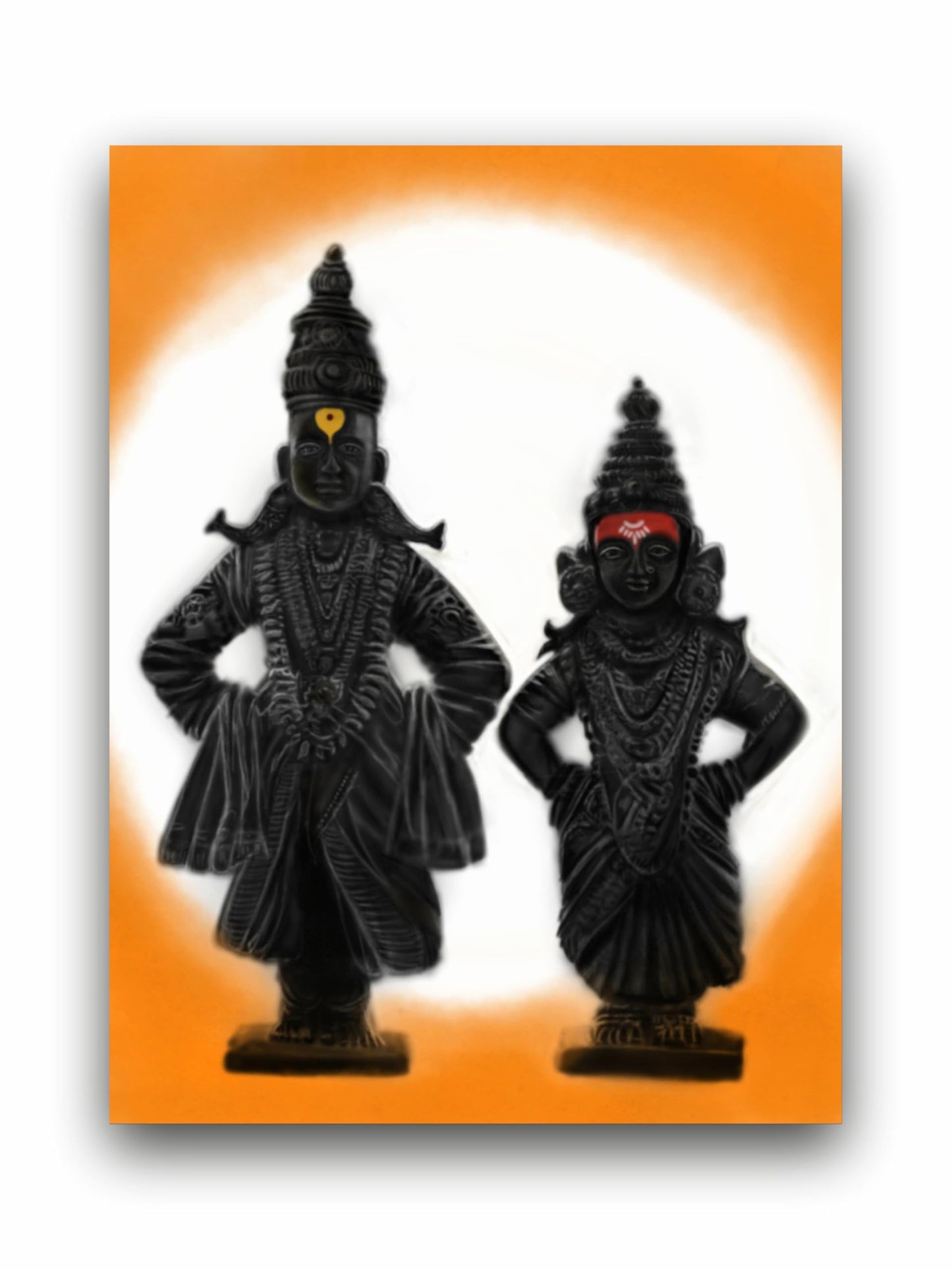 Art to Doors | Vitthal Rakhumai Idol | Artist Kalyani Wankhede | Vertical| Art Print | Home Decor | Wall Decor | Gifts for Women | Gifts for Men | Gift Items | Wall Art