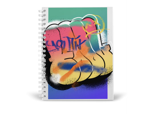 Art to Doors | Youth Graffiti | Spiral Notebooks | A5 Size Paper | 120 Pages | 70 GSM Paper | Attractive Cover Designs