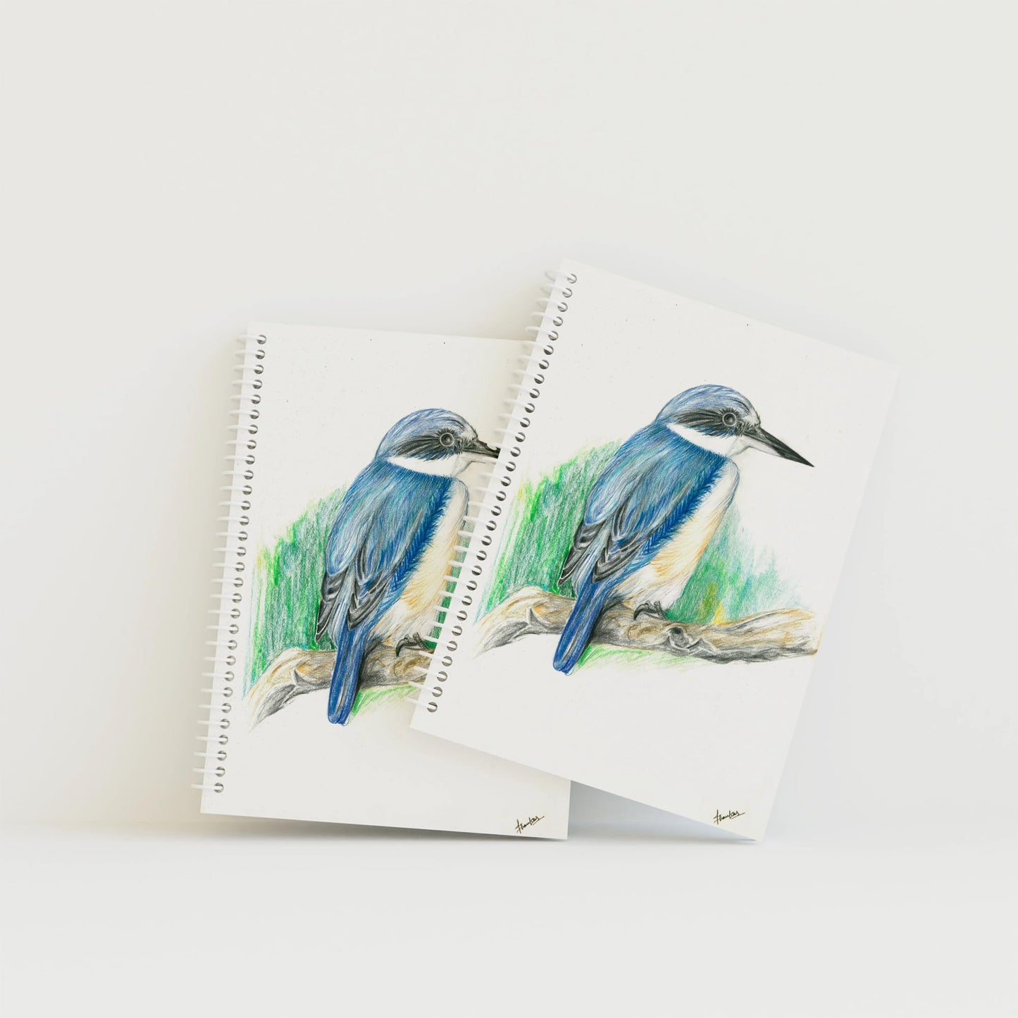 Art to Doors | Bird | Artist Jhankar| Artconnect Studios| Spiral Notebooks | A5 Size Paper | 120 Pages | 70 GSM Paper | Attractive Cover Designs