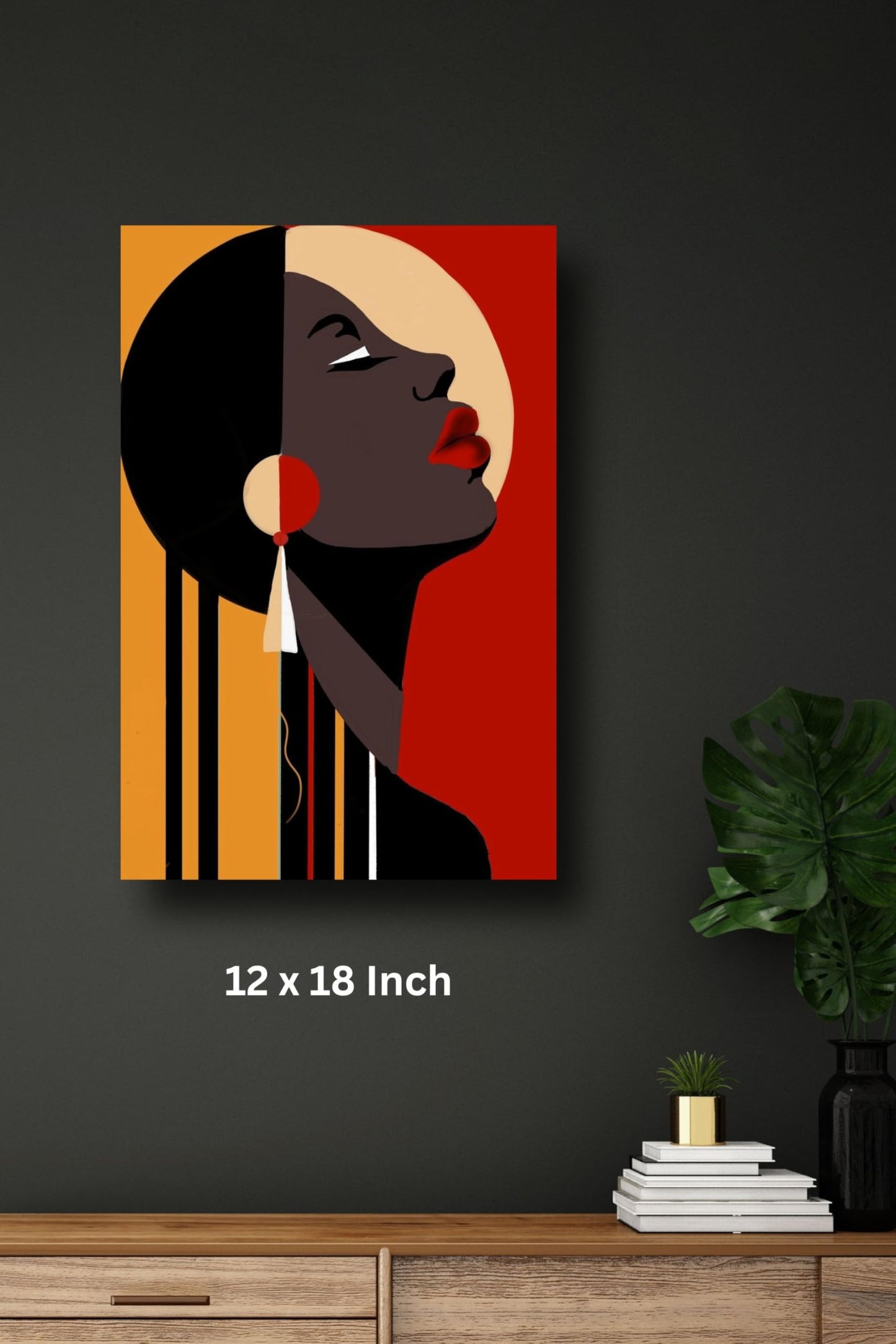 Art to Doors | Africans Women Wall Art | Artist Mohini Malviya | Vertical | Art Print | Home Decor | Wall Decor | Gift Items | Wall Art