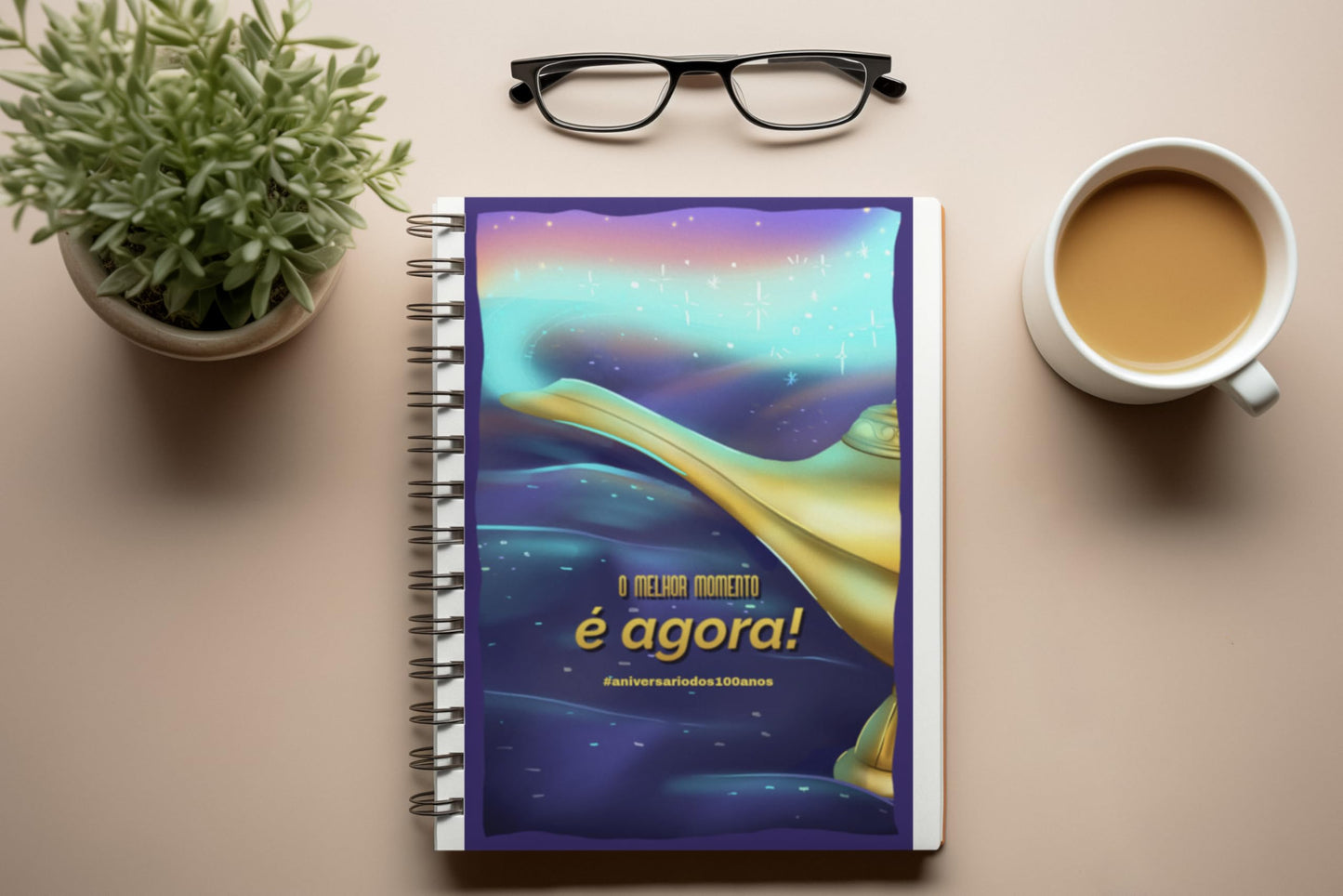 Art to Doors | The best moment is now! | Spiral Notebooks | A5 Size Paper | 120 Pages | 70 GSM Paper | Attractive Cover Designs