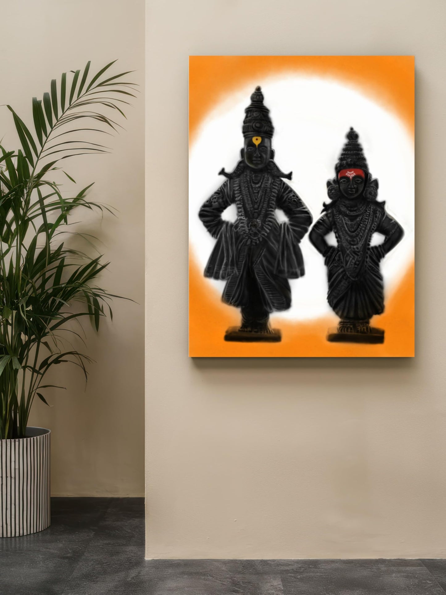 Art to Doors | Vitthal Rakhumai Idol | Artist Kalyani Wankhede | Vertical| Art Print | Home Decor | Wall Decor | Gifts for Women | Gifts for Men | Gift Items | Wall Art