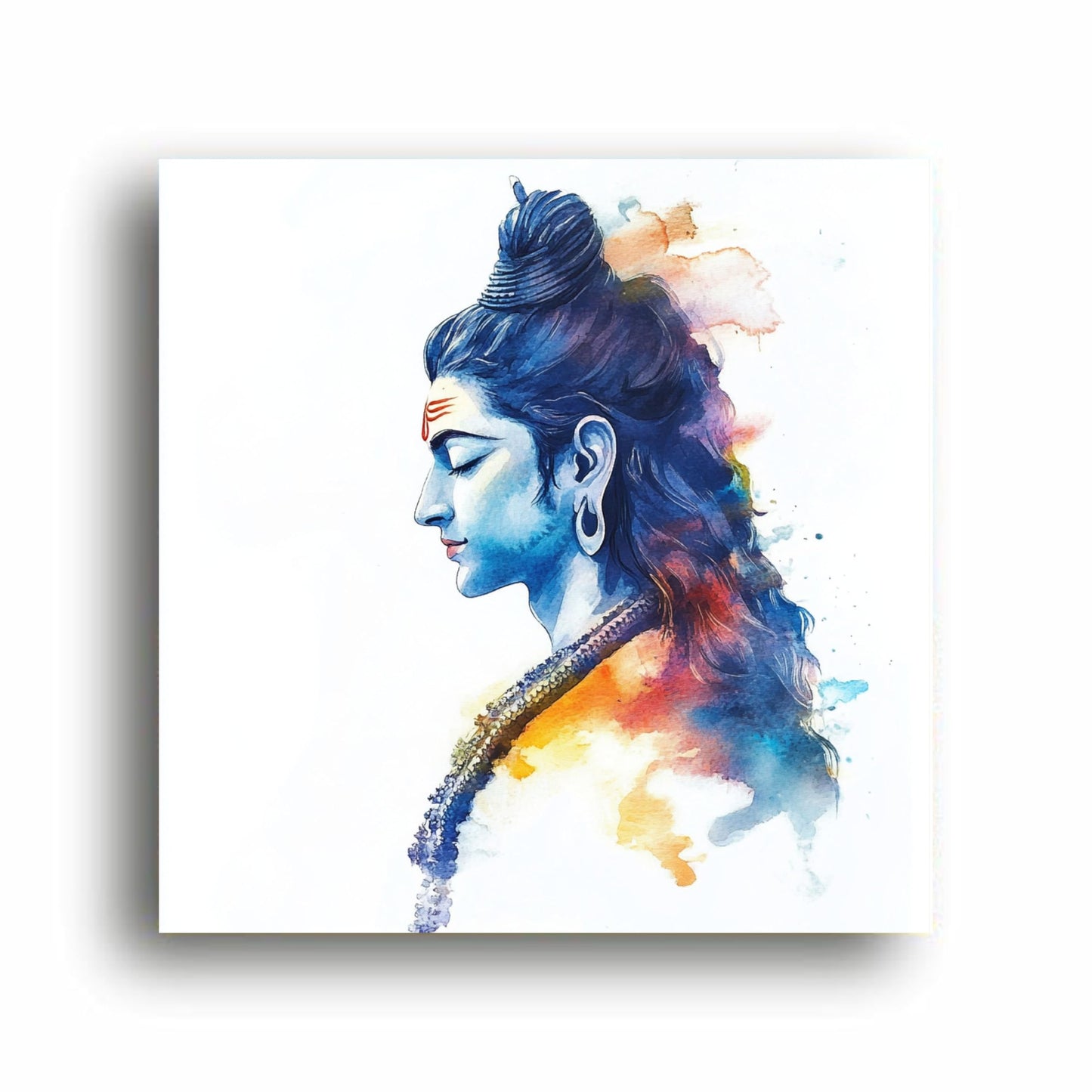 Art to Doors | Divine Lord Shiva Idol Art | Square | Art Print | Home Decor | Wall Decor | Gifts for Women | Gifts for Men | Gift Items | Wall Art