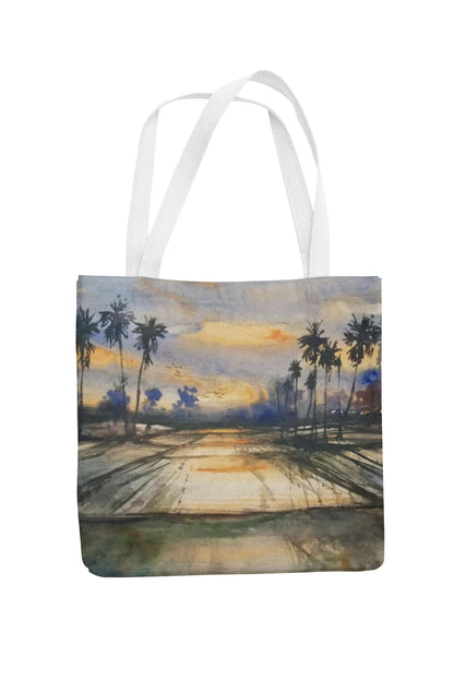 Art to Doors | Dusk's Tranquility | Tote Bags | Shopping Bag For Grocery | Aesthetic Carry Bag | Tote Bag for Shopping, Travel, office & beach bags for women