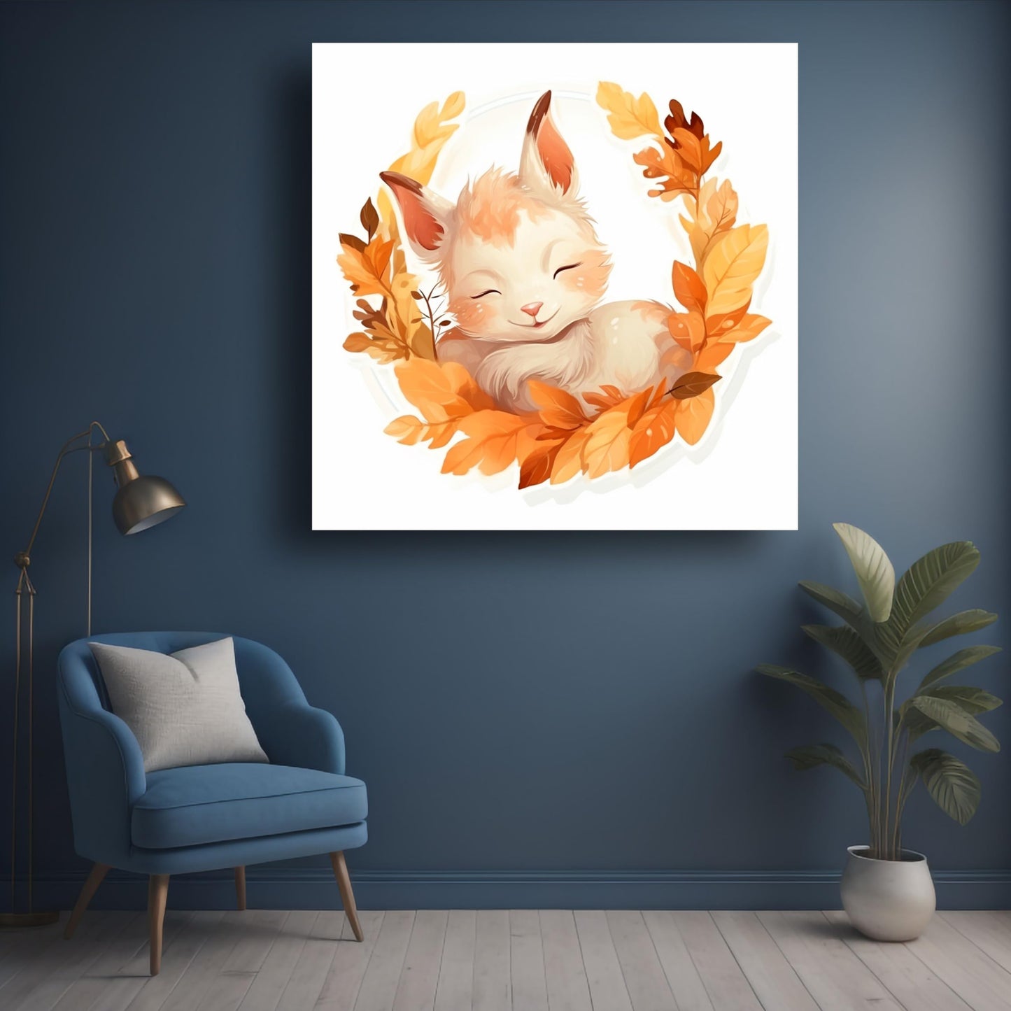 Art to Doors | Interactive Cat Art | Square | Art Print | Home Decor | Wall Decor | Gifts for Women | Gifts for Men | Gift Items | Wall Art