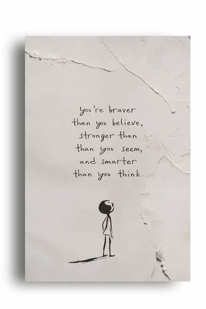 Art to Doors | Believe In Yourself Quote | Artist Riika Kandhola | Vertical | Art Print | Home Decor | Wall Decor | Gift Items | Wall Art